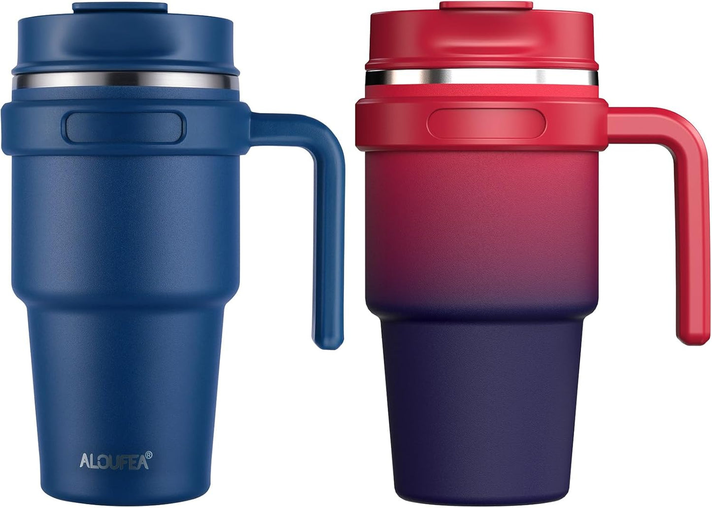 20 oz Insulated Coffee Mug Tumbler with Handle for Travel