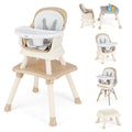 INFANS 8 in 1 Baby High Chair - Convertible Feeding & Play Seat