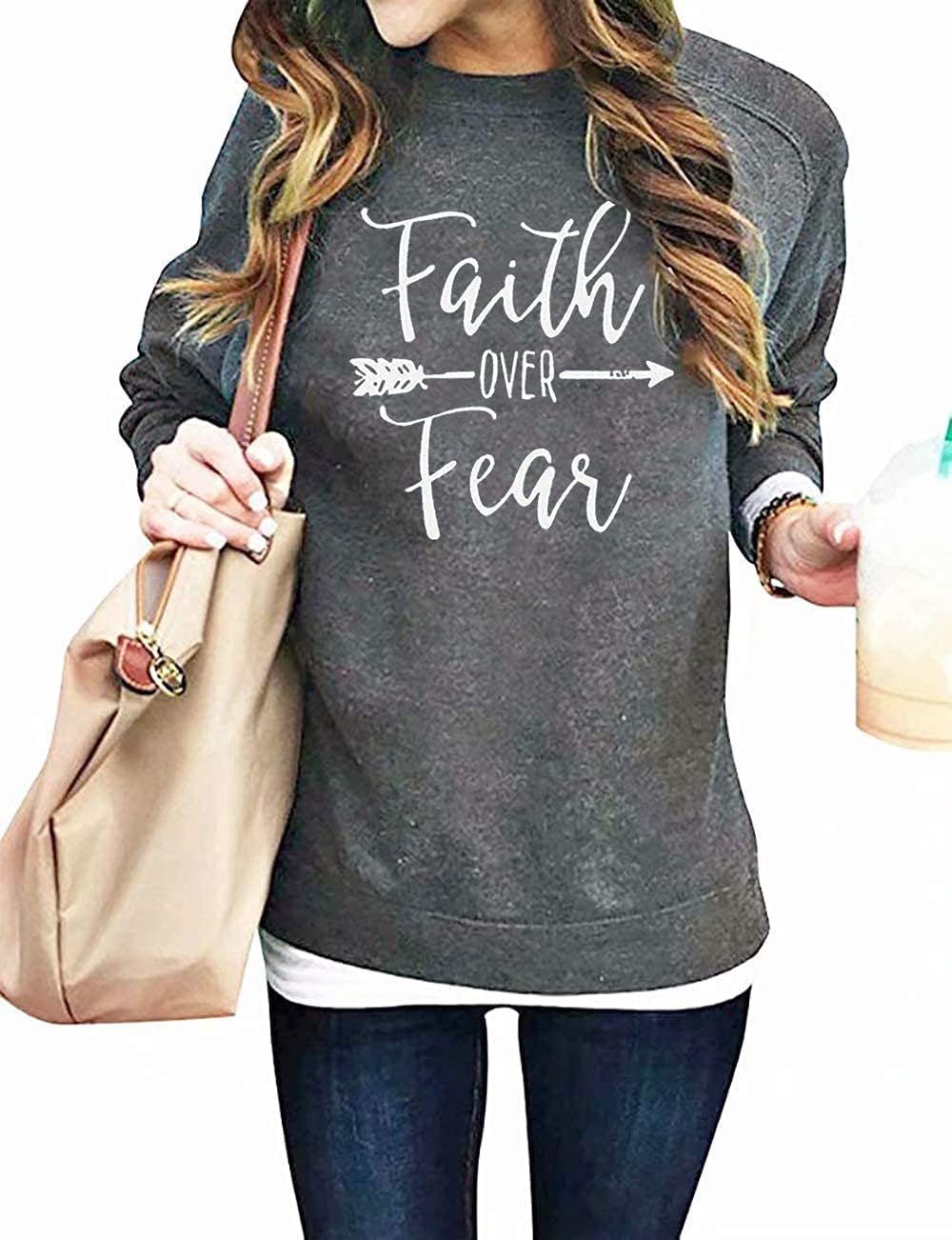 Faith Over Fear Sweatshirt by KNEYATTA