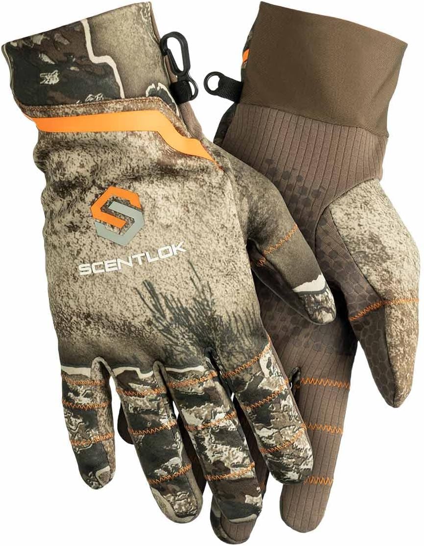 ScentLok Lightweight Camo Customizable Gloves for Hunting Gear