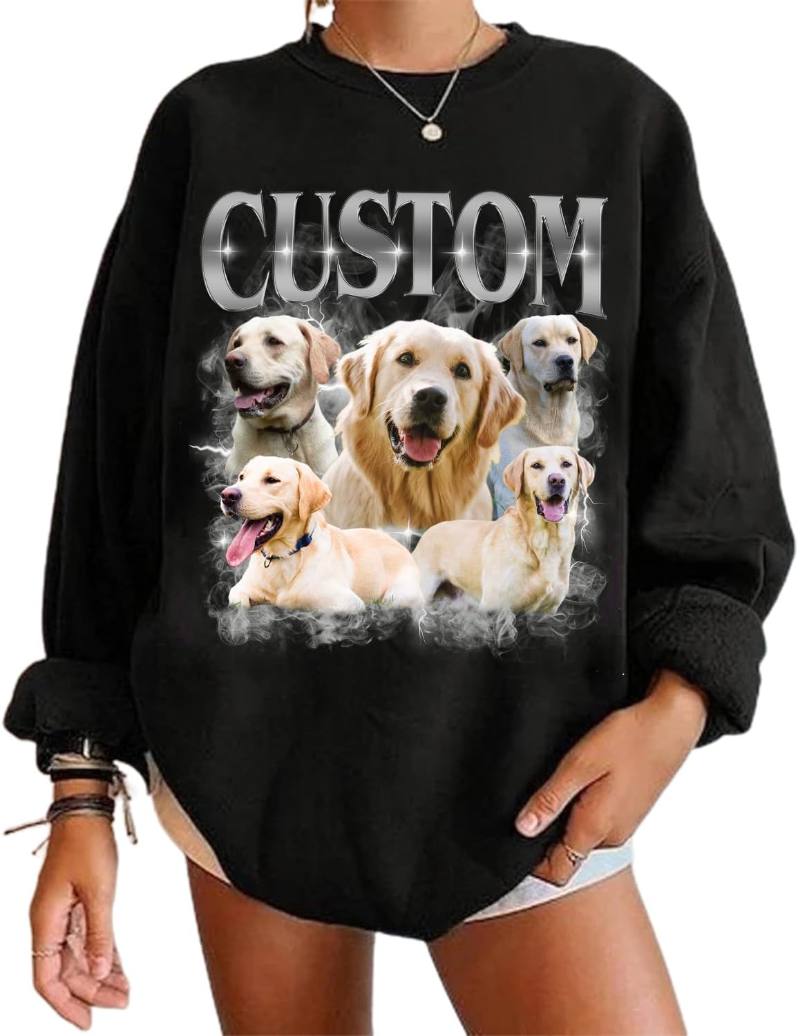 Custom Dog Mom Sweatshirt by NAZENTI
