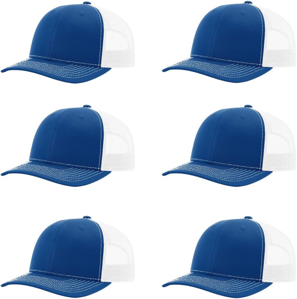 Richardson 112 Classic Six-Panel Adjustable Snapback Trucker Cap