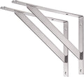 YUMORE 14ft Stainless Steel Shelf Bracket - Heavy Duty 550lb Support