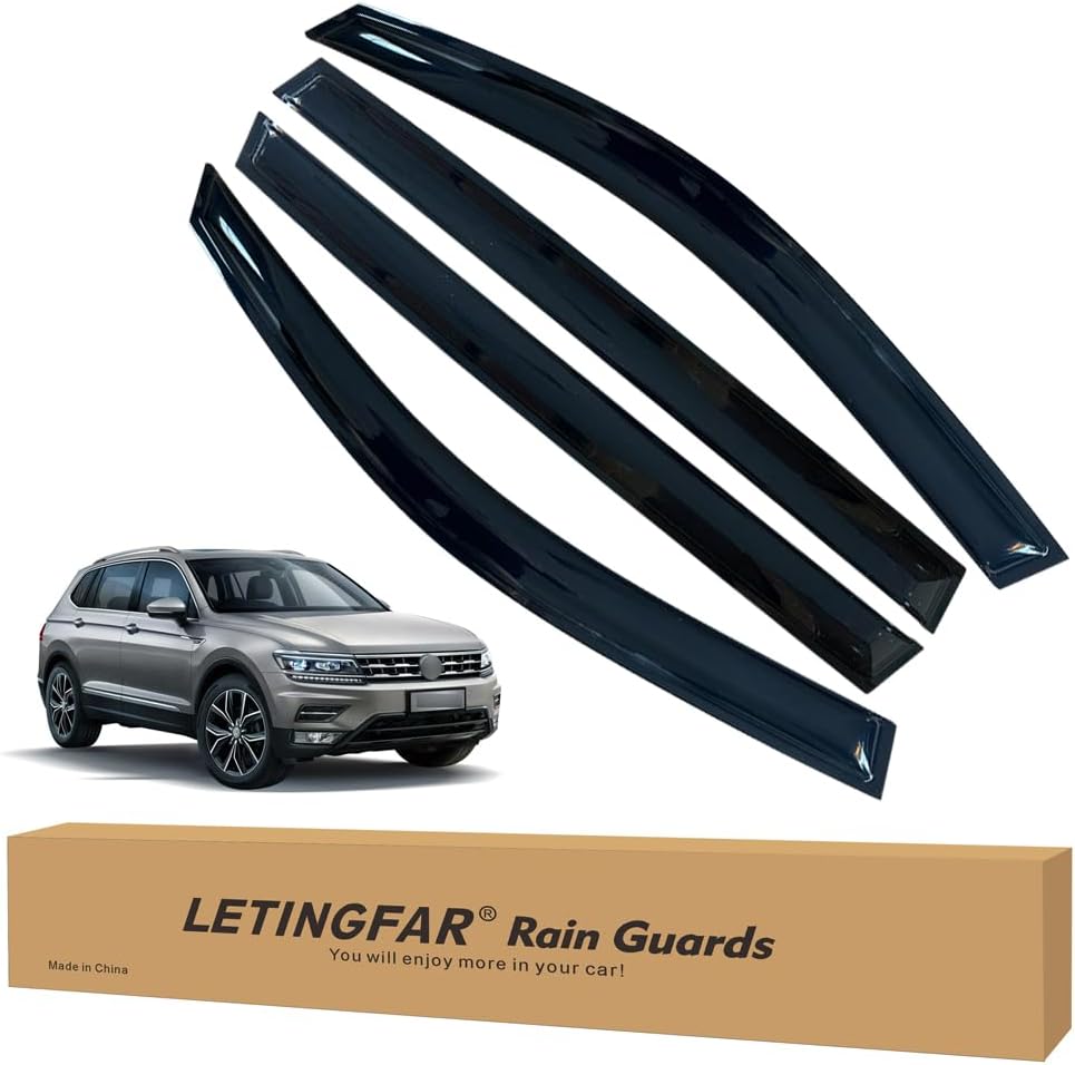 Window Visors Rain Guards for Volkswagen Tiguan 2018-2024