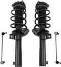TRQ Front Suspension Kit Complete Strut & Coil Spring Assembly - Fit