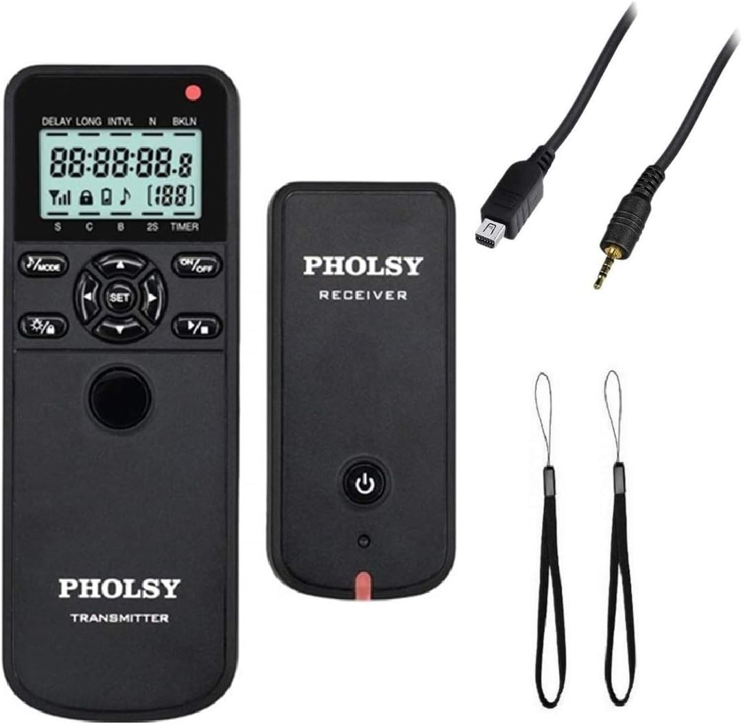 PHOLSY Wireless Timer Remote Control for Olympus and Panasonic Cameras