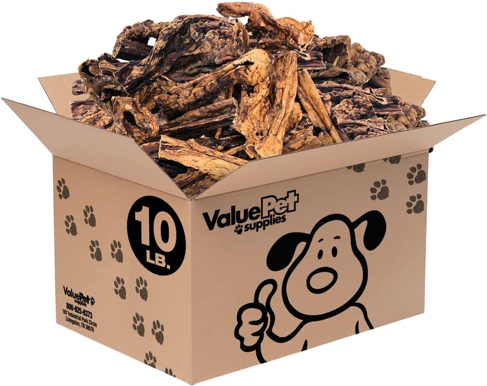 ValueBull Lamb Lung Sticks - Premium Natural Dog Chews 10 lbs