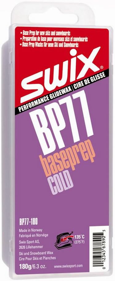 Swix Base Prep 77 Wax: 180g for Ultimate Performance