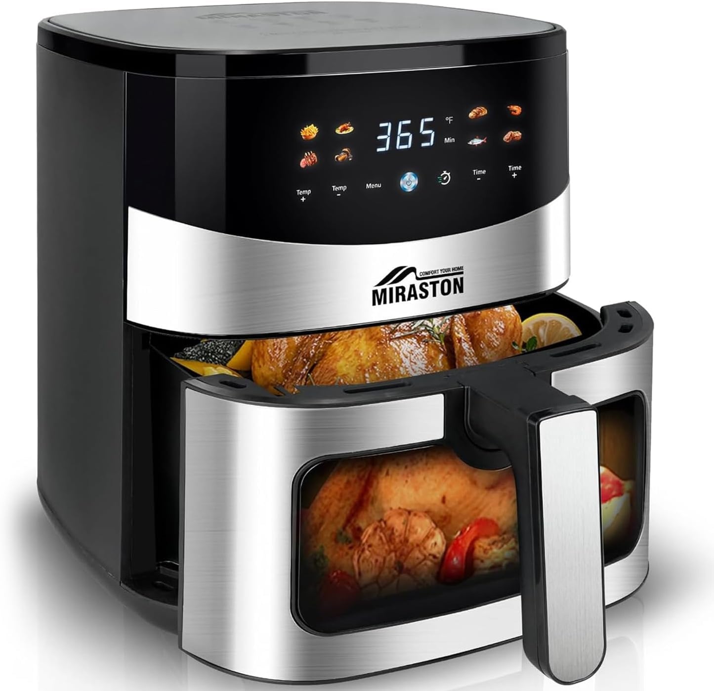 Miraston 6.5QT Air Fryer: 8 Presets for Fast Meals