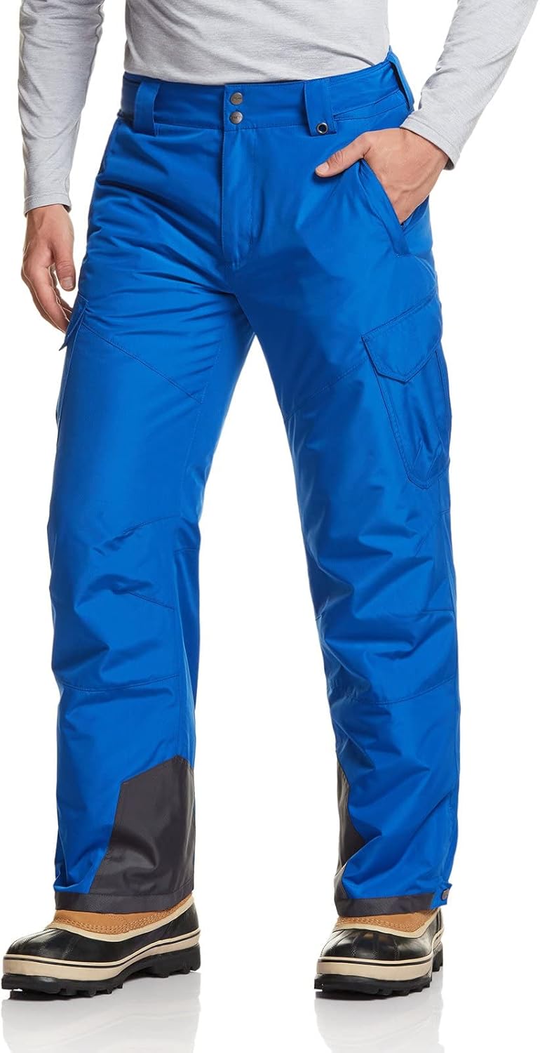 TSLA Men's Insulated Snow Pants - Waterproof & Warm