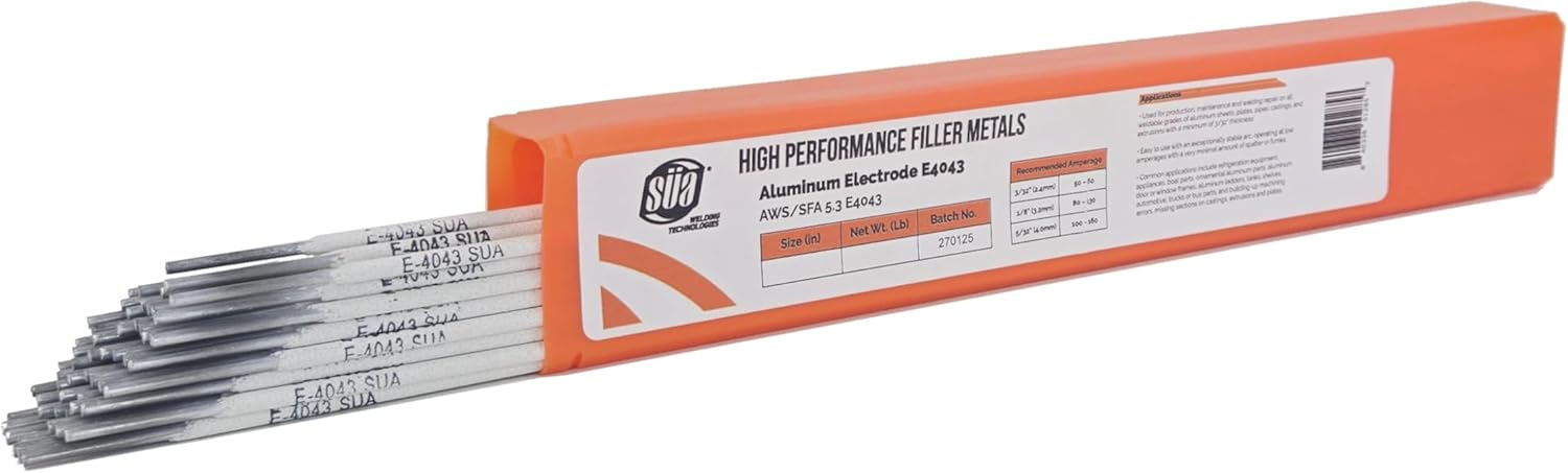 SUA Aluminum E4043 Stick Electrode Rod for Welding Projects
