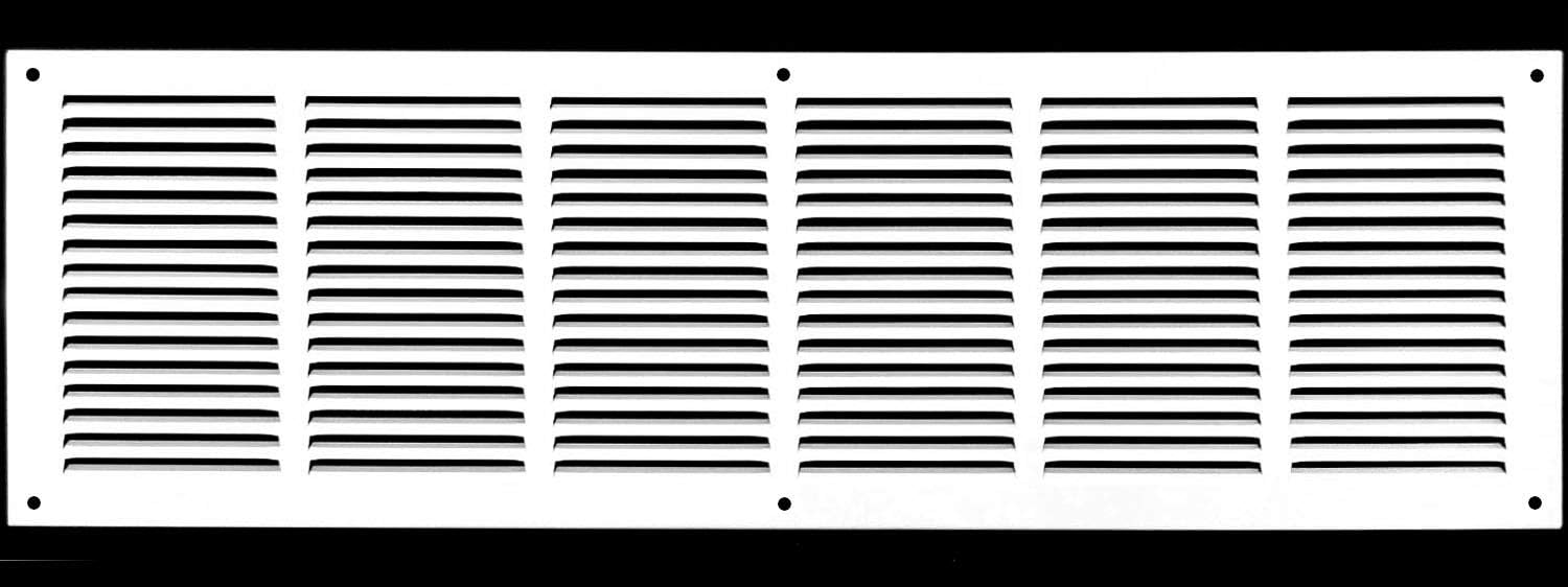 HVAC Premium 30ft' x 6ft' Flat Stamped Steel Return Air Grille
