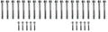 FEL-PRO ES 72390 Head Bolt Set Pack of 2 - OEM Fit and Reliability