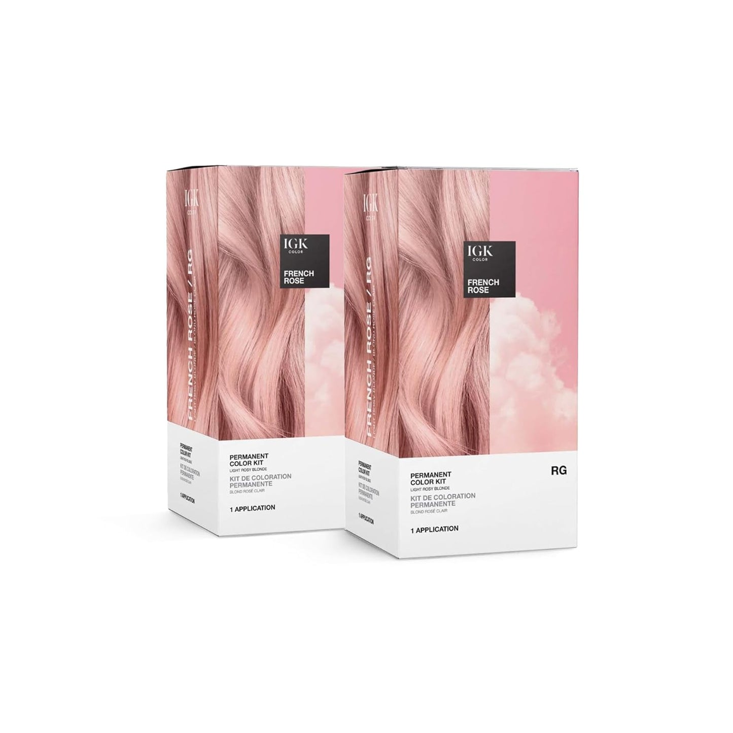 IGK Permanent Hair Color Kit for Vibrant Intense Fuchsia