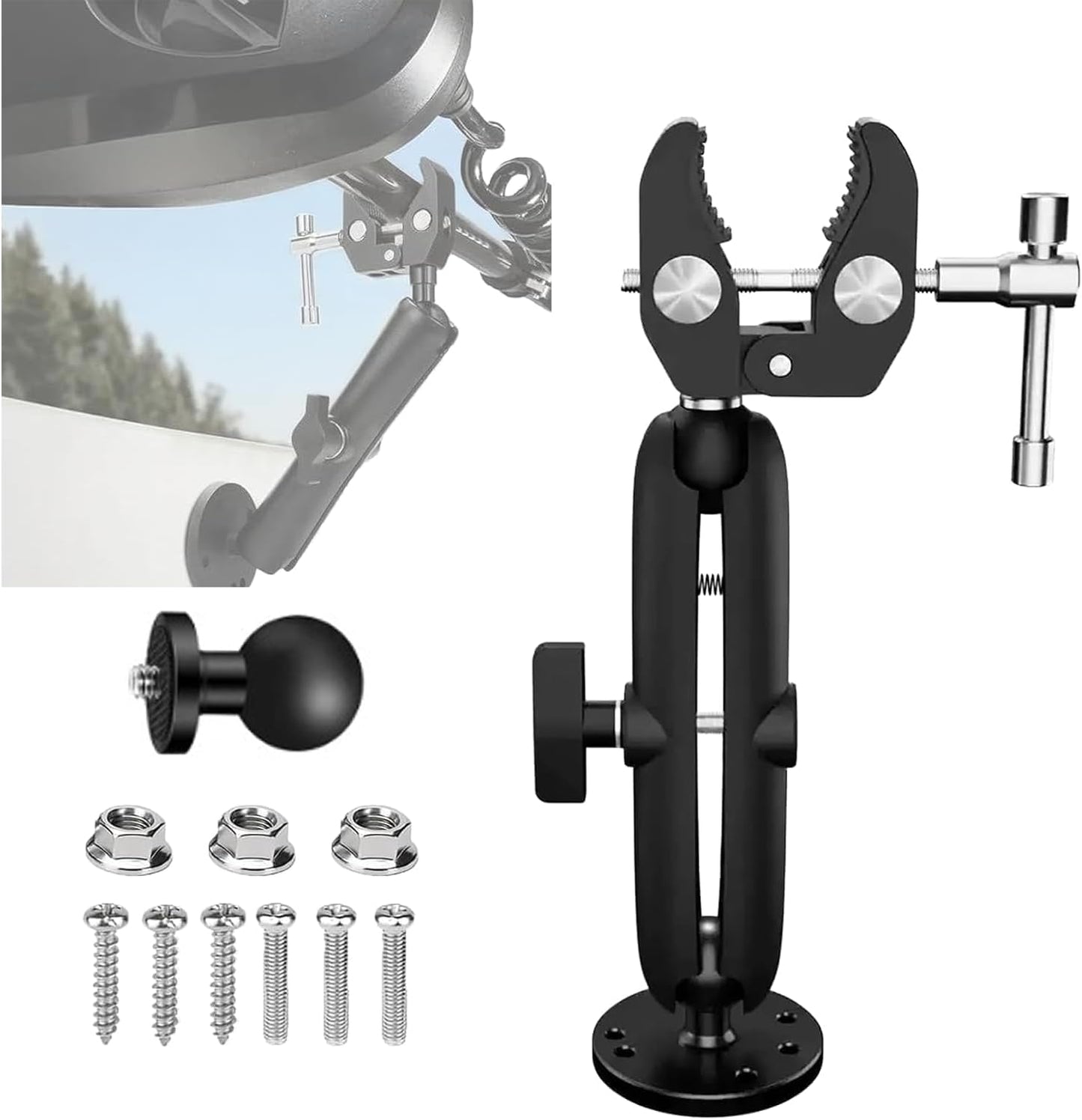 Upgraded Trolling Motor Mount by KEENMARK HOME for Stability