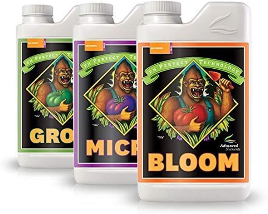 Advanced Nutrients Bloom, Micro & Grow 3-Part Solution Pack