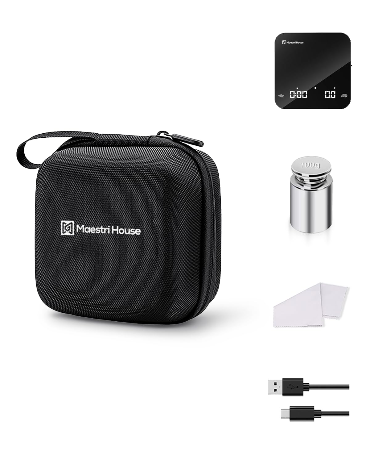 Precision Mini Coffee Scale Barista Kit for Perfect Brewing