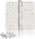 30 Pack 3.5 x 3.5 Inch White Door Hinges for Residential Use