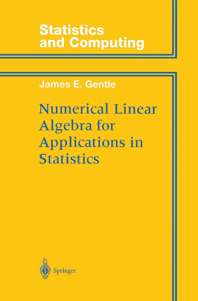 Numerical Linear Algebra for Applications in Statistics Review