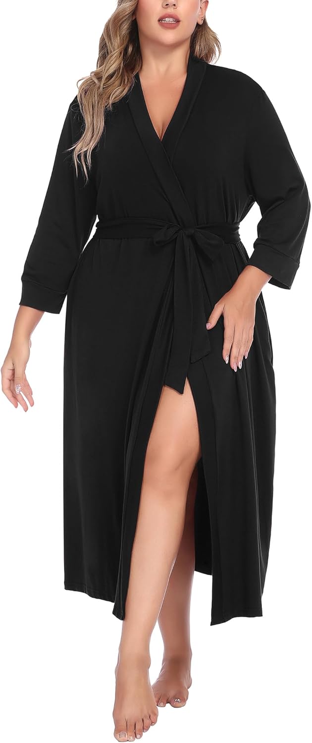IN'VOLAND Womens Plus Size Kimono Robes for Ultimate Comfort