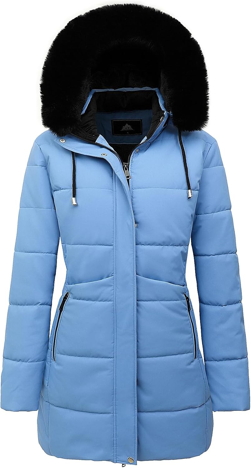 MOERDENG Women's Winter Puffer Coat - Warm & Stylish Protection