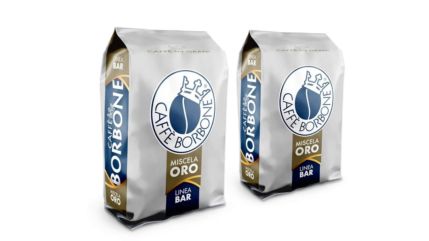 Caffe Borbone Gold Blend Whole Bean Coffee - Sweet & Refined Taste