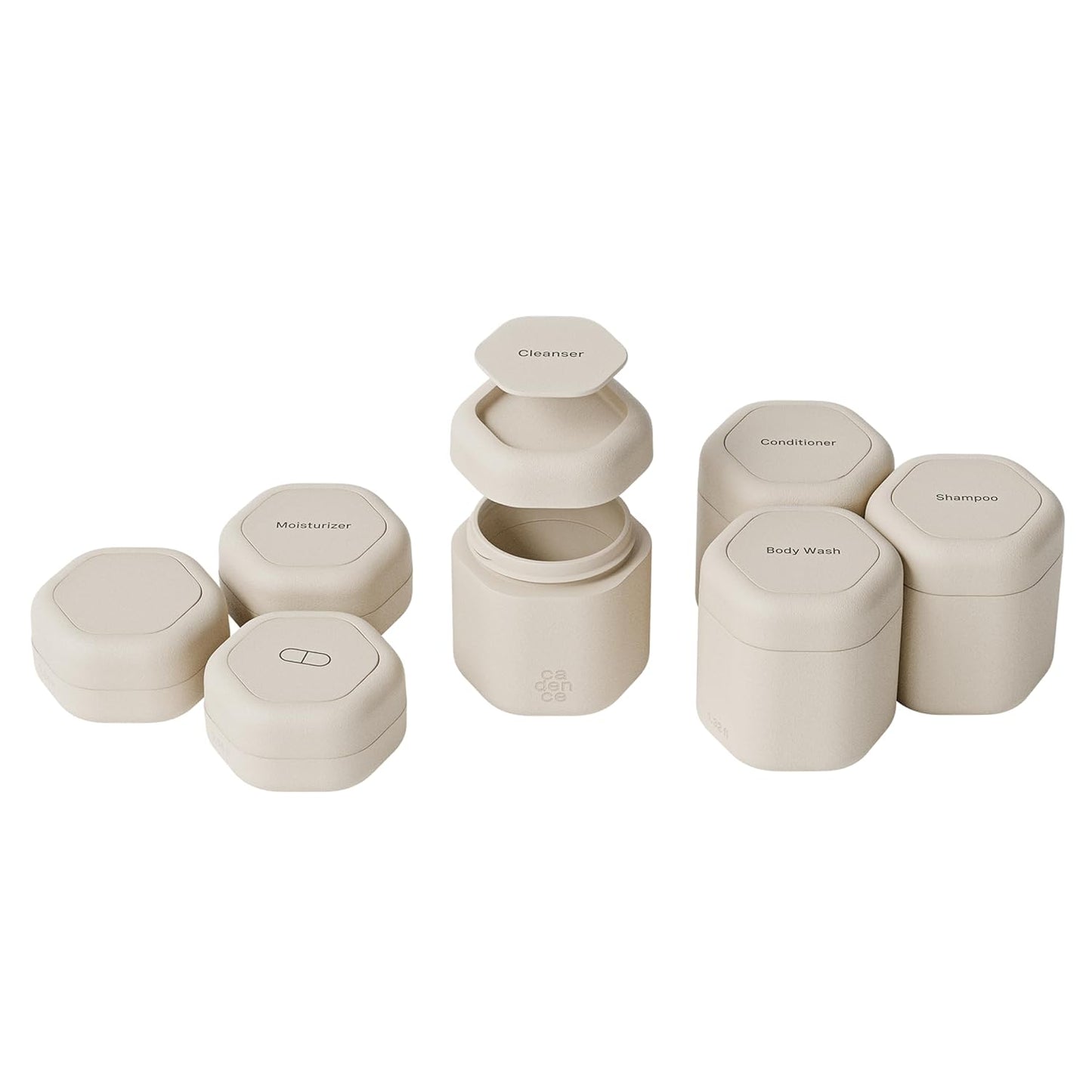Cadence Travel Containers Set - Magnetic, Leak-Proof & Versatile