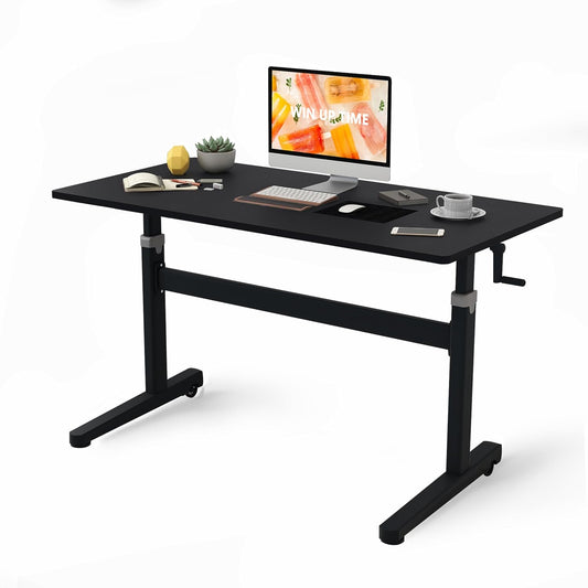 Portable Standing Desk - Easy Height Adjustment - Win Up Time