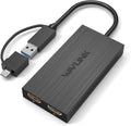 WAVLINK HDMI Splitter for Dual Monitor Setup with USB-C Adapter