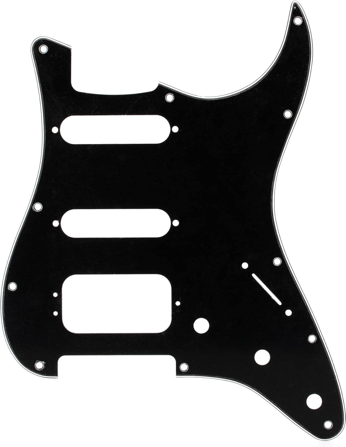 Fender Modern Pickguard for HSS Stratocaster - Black 3-Ply