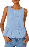 ZESICA Summer Sleeveless Tops for Women Perfect for All Occasions