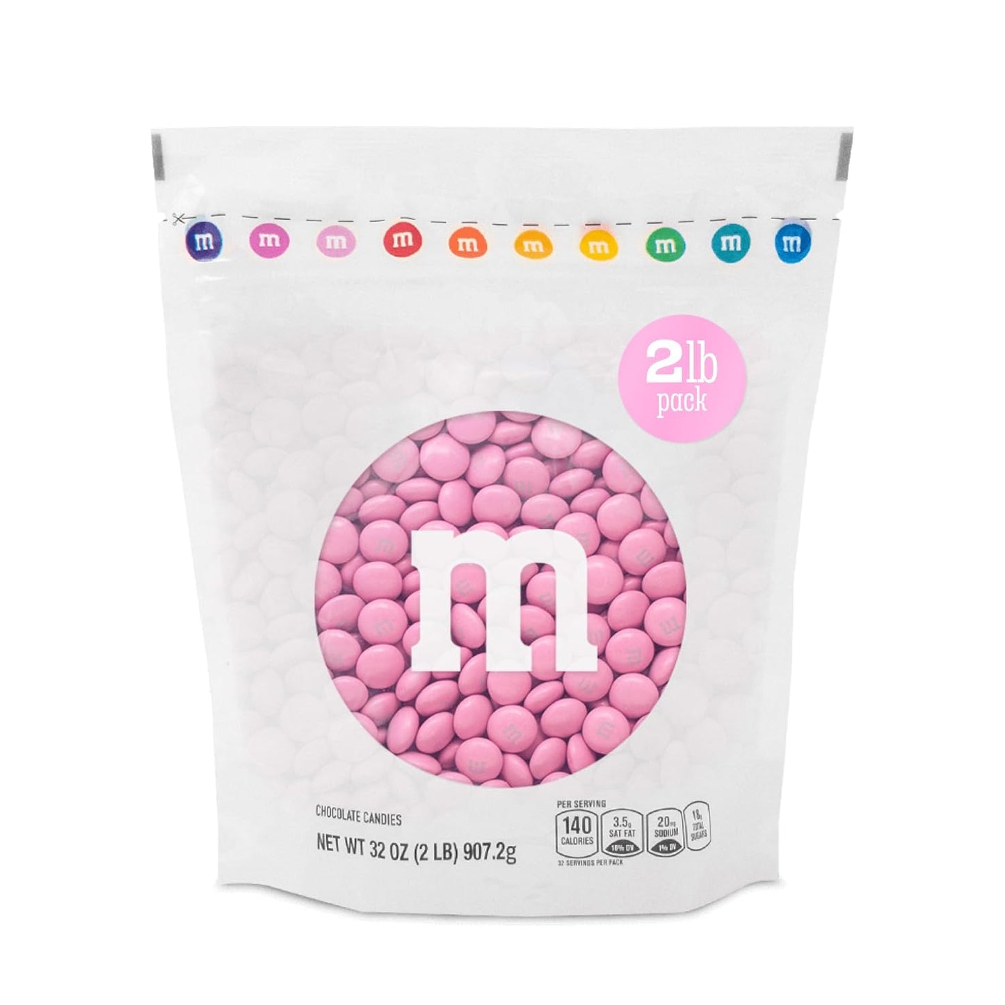 Pink Milk Chocolate Candy for Parties and Baby Showers Fun