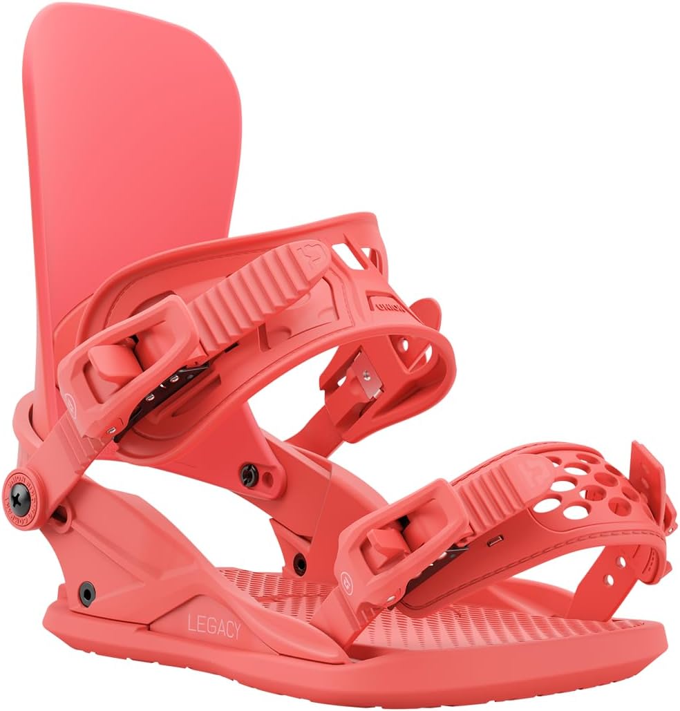 Union Legacy Snowboard Bindings: Women's L 9-11, Coral