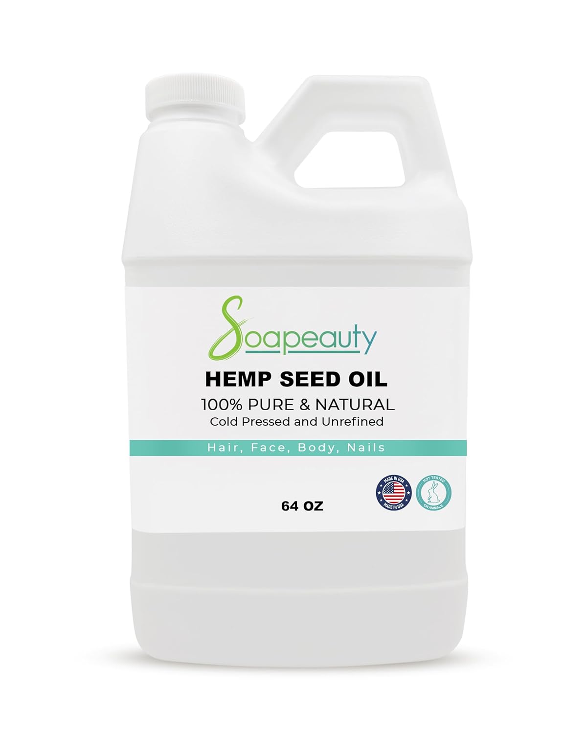 Hemp Seed Oil Unrefined Cold Pressed for Skin and Hair Care