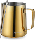 Milk Frothing Pitcher 600ml (20oz) Steaming Pitcher with Latte Art Pen