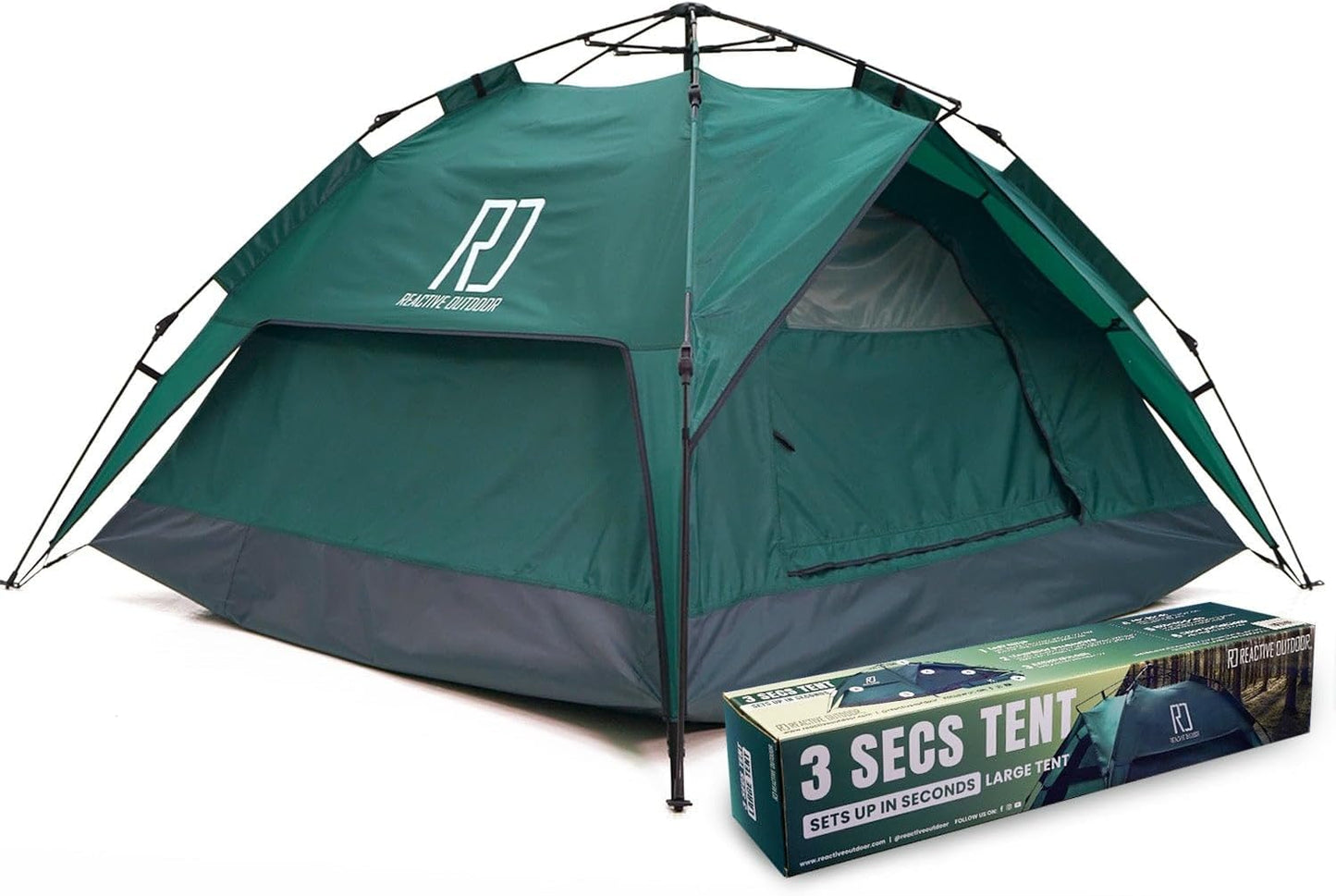 3 Sec Instant Pop Up Tent by Reactive Outdoor