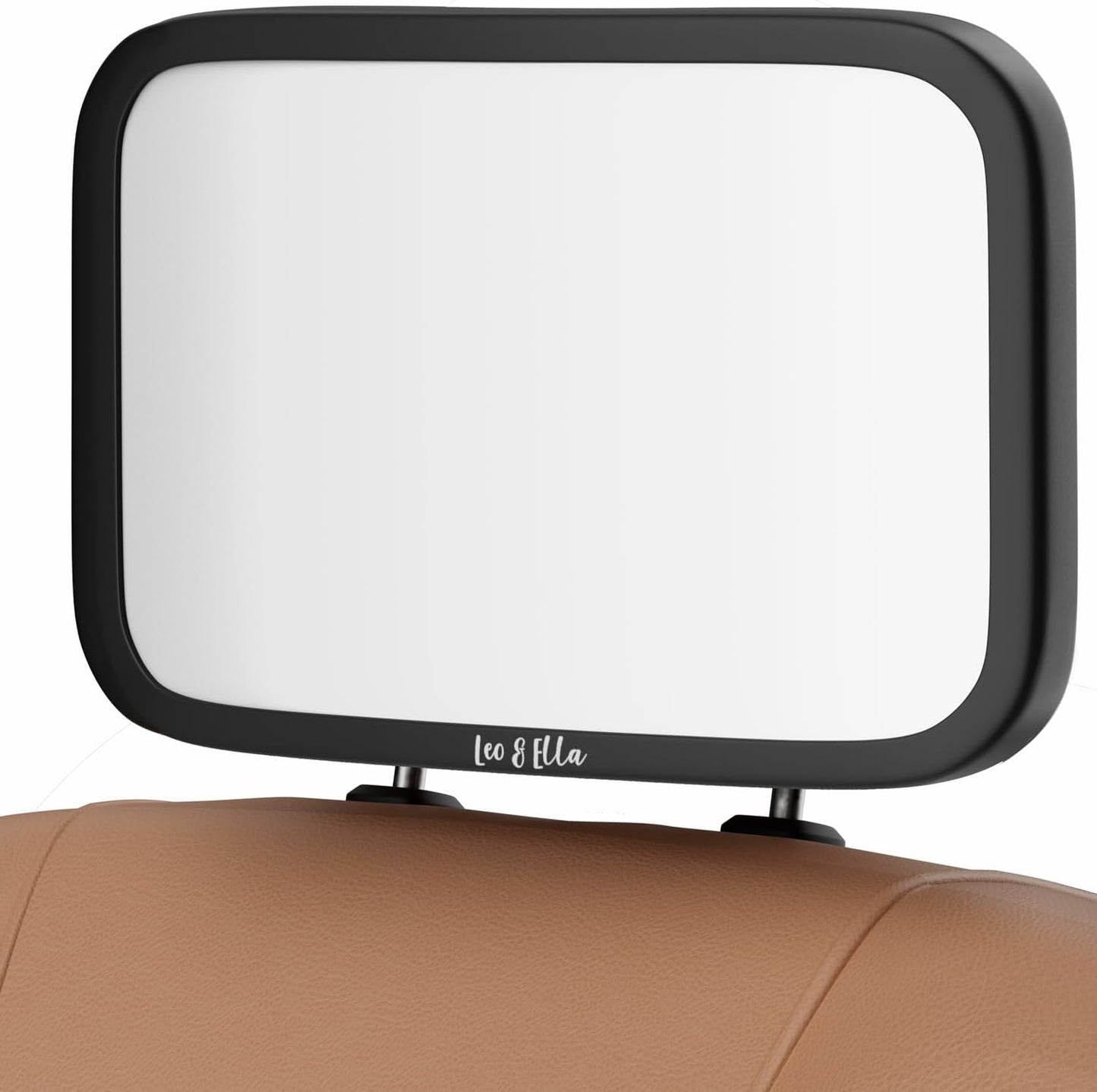 Leo&Ella Rear Facing Baby Car Mirror - Clear View & Shatterproof Design