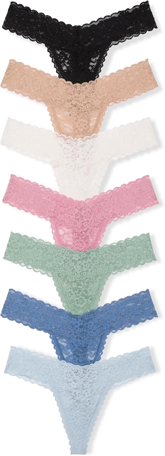 Victoria's Secret Women's Lace Thong Underwear Multi Pack Review