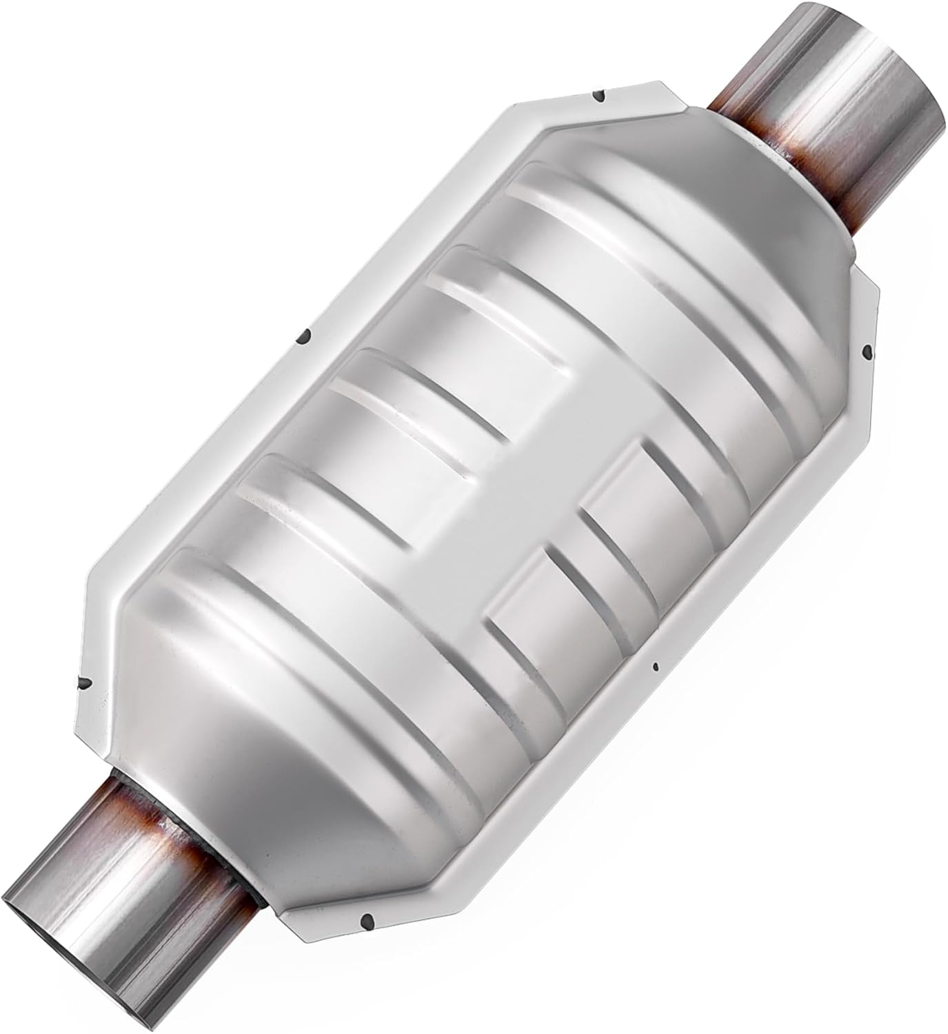 2.25in Universal Catalytic Converter with Heat Shield and O2 Port