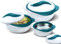 Pinnacle 3 Piece Thermo Dish Hot or Cold Casserole Serving Bowls