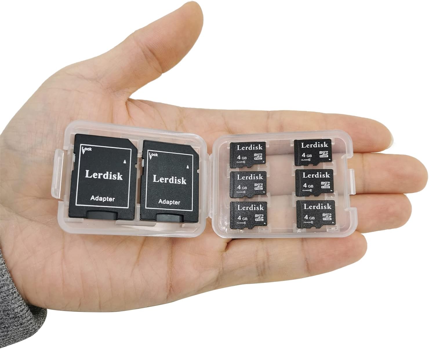 6-Pack 4GB Micro SD Cards - Authorized Licensed, Bulk Deal by Lerdisk