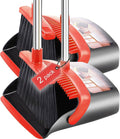 Broom and Dustpan 2-Pack with 52in Handle - Upright Cleaning