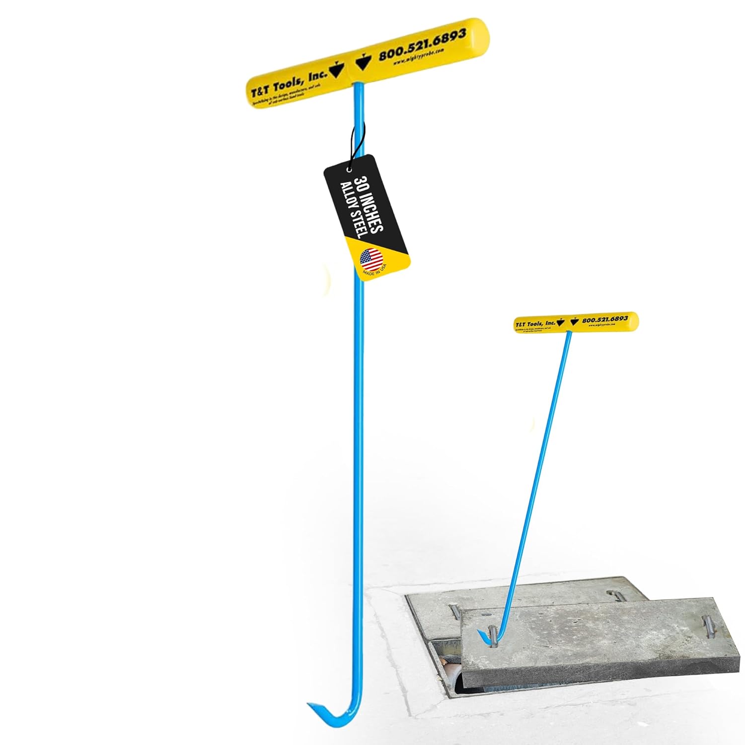 T&T Tools Heavy Duty Handy Hook for Lifting Manhole Covers