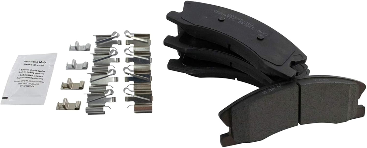 TRQ Front Brake Pads Ceramic for 1999-2004 Jeep Grand Cherokee