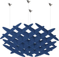 VIVO Acoustic Ceiling Waffle Panel Hexagonal Hanging Sound Absorber