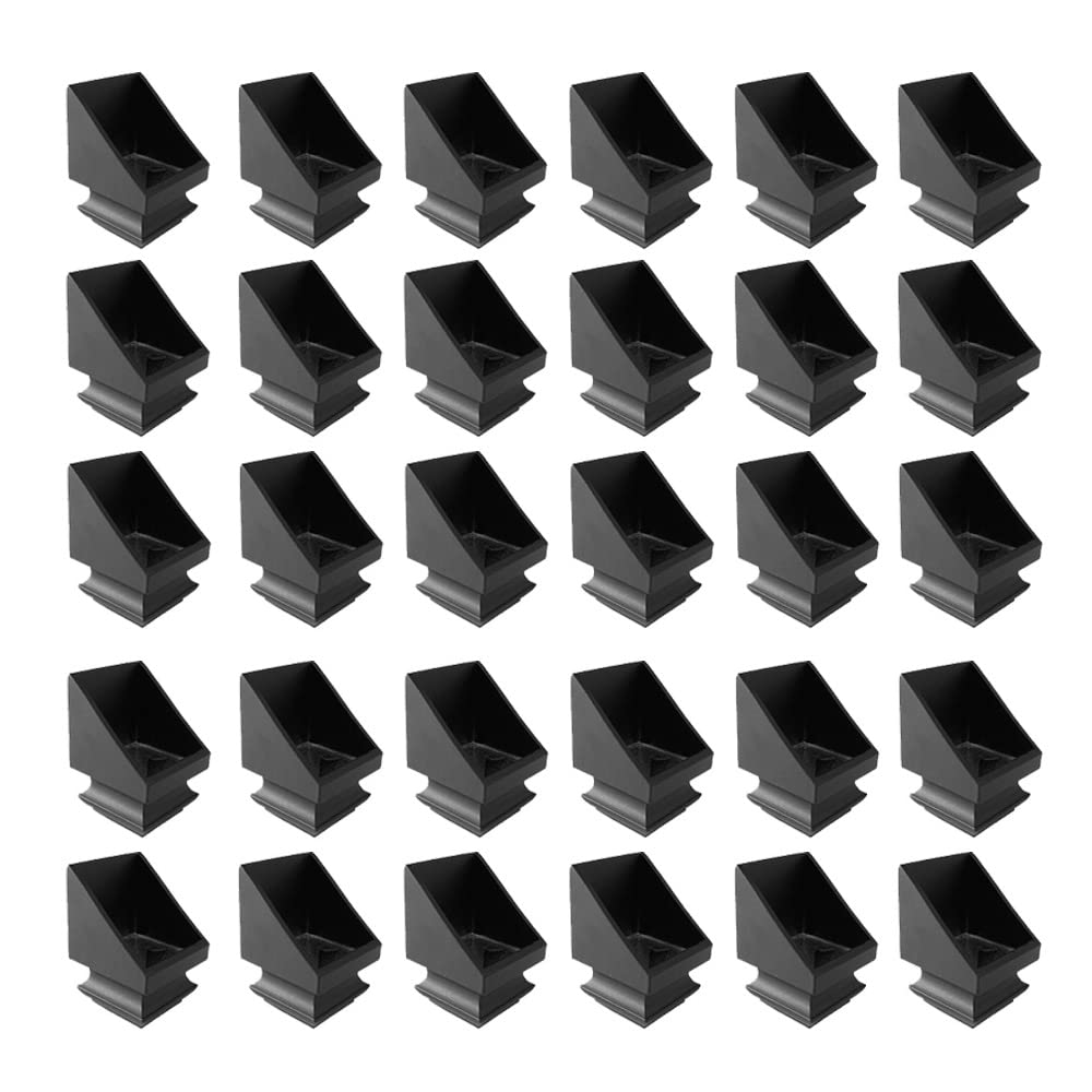 Stair Spindle Shoes for Indoor Staircase Balusters - 30pcs Set