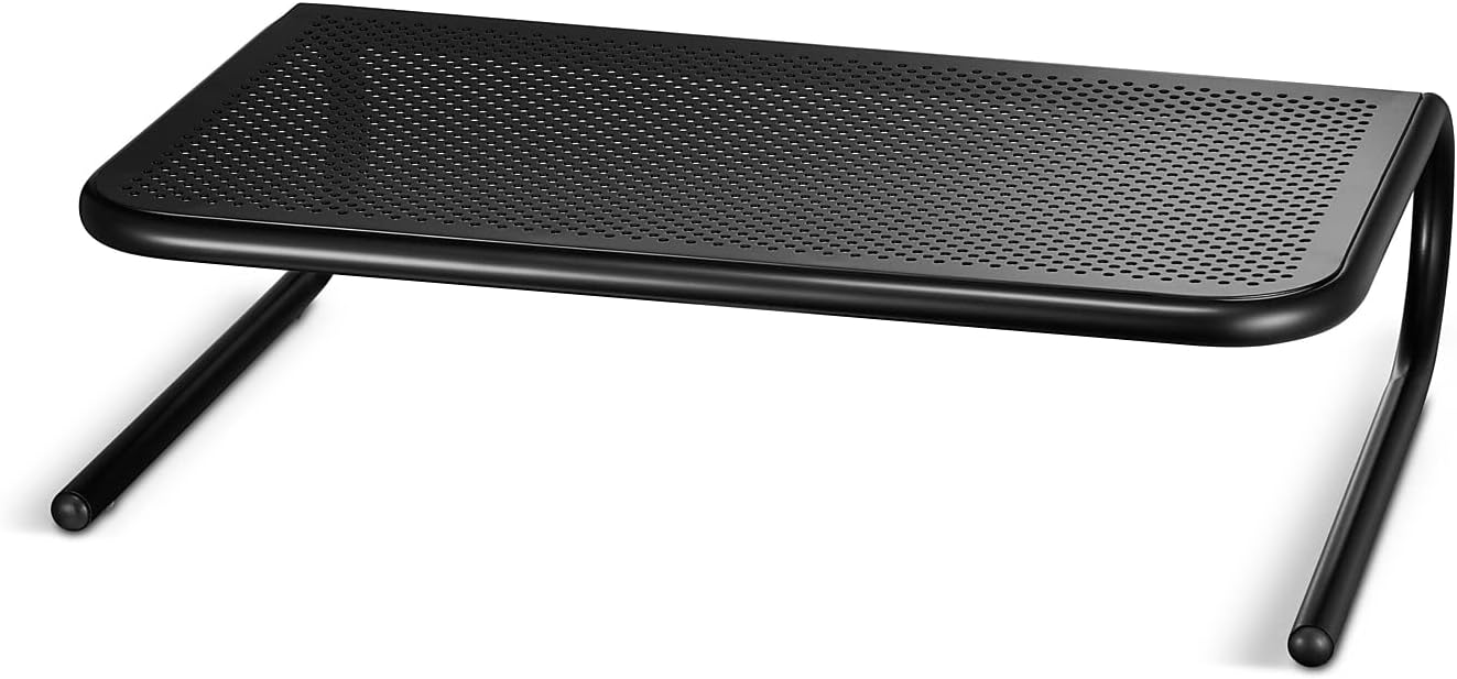 Large Steel Monitor Stand for Comfortable Viewing Height
