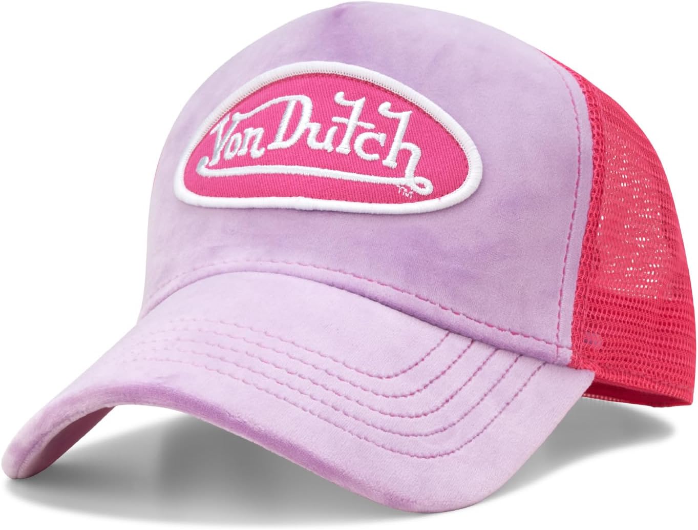 Von Dutch Unisex Trucker Hat - Plush Retro Adjustable Cap