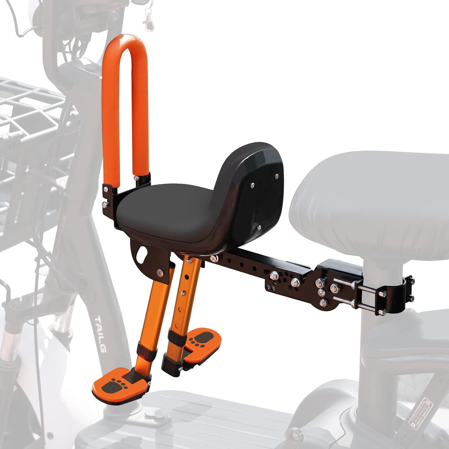 Thicken Front Child Bike Seat for City Bicycles and Scooters