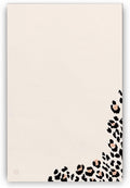 Dashleigh Cheetah Animal Print Blank Notepad 4x6 in - Chic Desk Pad